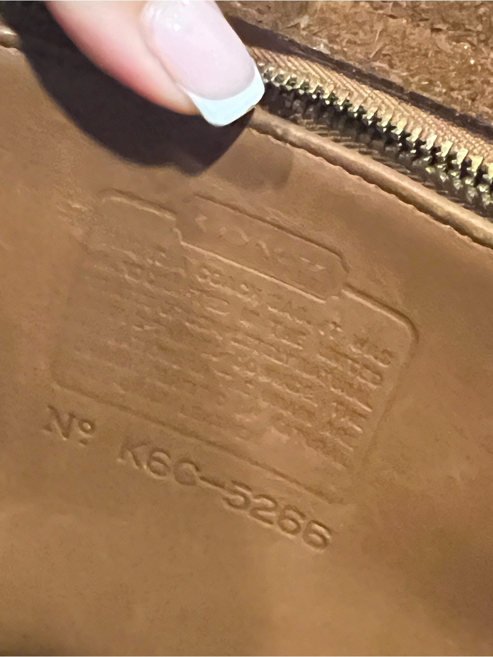 Coach Large Leather Metropolitan brief bag in Tan Cognac - Picture 5 of 11